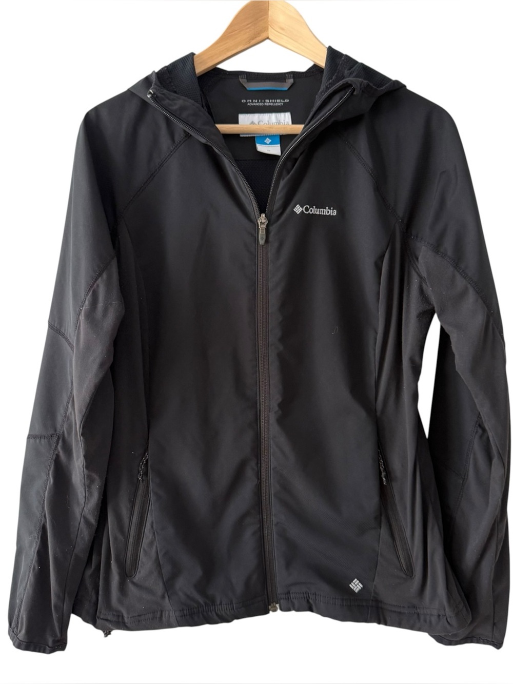 Columbia Omni-Shield Women's Black Packable Hooded Softshell Jacket